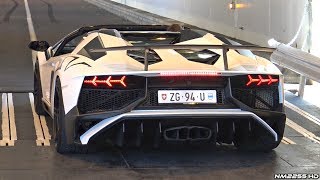 Lamborghini Aventador SV Roadster with INSANE Capristo Exhaust Sounds [upl. by Malony]