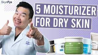 Top 5 Moisturizer for Dry Skin [upl. by Trik]