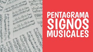 El Pentagrama y los Signos Musicales ¡Muy Fácil [upl. by Solohcin]