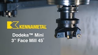 Face Milling Inconel 625  CNC Machining  Kennametal Dodeka [upl. by Glasgo]