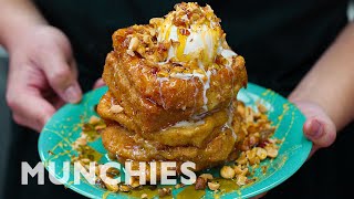 Make Fried Mochi French Toast With Lucas Sin [upl. by Hsima192]