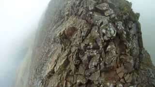 Crib Goch knife edge ridge walk by Snowdon Wales [upl. by Hayley521]