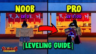 Leveling Guide NOOB TO PRO In Slayers Unleashed [upl. by Gustafsson]