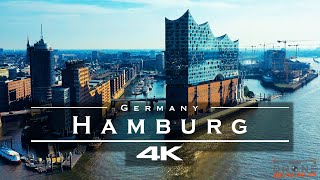 Hamburg Germany 🇩🇪  by drone 4K [upl. by Olly]