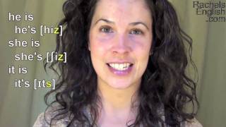 How to Pronounce Contractions American English Pronunciation [upl. by Nytsirk899]