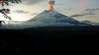 May 5 2024 Rare Sunset Eruption at Semeru Volcano Indonesia [upl. by Brandyn306]