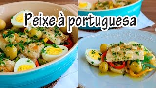 PEIXE À PORTUGUESA I Receitas e Temperos [upl. by Avot]