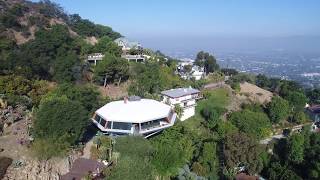 Los Angeles via Drone Chemosphere House [upl. by Slaohcin]