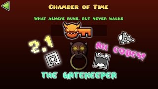 Geometry Dash 21  Unlocking The Gatekeeper Chamber of Time Vault Codes [upl. by Ayaladnot]