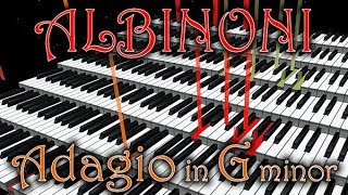 Tomaso ALBINONI Adagio in G minor Organ sound [upl. by Liggett]