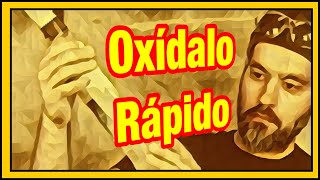 COMO OXIDAR HIERRO RÁPIDAMENTE 🤔ASPECTO ACERO CORTEN [upl. by Anauqahc656]