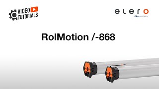 elero Tutorial  RolMotion 868 Endlagen einlernen [upl. by Abehs833]