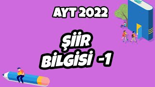 Şiir Bilgisi 1  AYT Edebiyat 2022 hedefekoş [upl. by Danete]