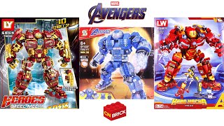 Unoffical LEGO COLLECTION 2020 IRON MAN HULKBUSTER Unofficial LEGOSPEED BUILD [upl. by Adihahs]