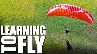 CHEAPEST WAY TO LEARN TO FLY  Paramotor Solo [upl. by Shaylynn]