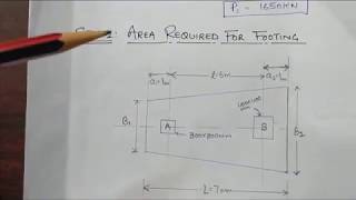 Lecture 5  Design of Trapezoidal Footing PartI [upl. by Liebman]