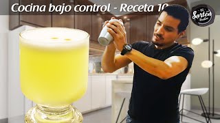 COMO PREPARAR PISCO SOUR PERUANO🍹  RECETA ORIGINAL 🇵🇪 [upl. by Ilyk917]