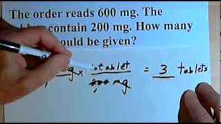 Drug Calculations  basic examples 105 [upl. by Brianne188]