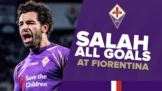 ALL Mohamed Salah goals at Fiorentina [upl. by Atekahs]