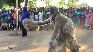 Nyau Dance of the Gule Wamkulu Secret Society in Malawi [upl. by Wadell258]