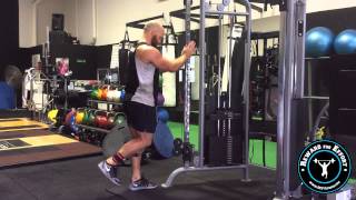 Standing Cable Hamstring Curl [upl. by Vanthe]