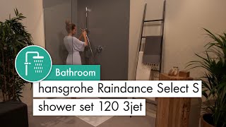 hansgrohe Raindance Select S shower set 120 3jet [upl. by Whang296]