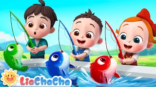 12345 Once I Caught a Fish Alive  Number Song  Kids Songs amp Nursery Rhymes  LiaChaCha [upl. by Eibob]