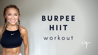 Burpee HIIT Workout  10 Minutes amp No Equipment [upl. by Thorny]