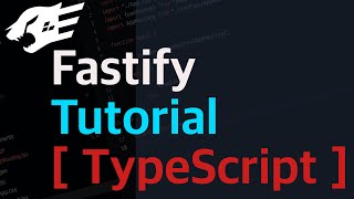 Fastify Setup Tutorial with Typescript [upl. by Initof]