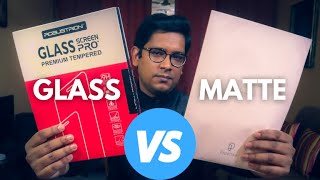 Tempered Glass vs Matte Screen Protector for iPad  THE CONCLUSION [upl. by Leksehc]