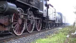 Treno a vapore HD ferrovia AvezzanoRoccasecca steam train [upl. by Nilyam]