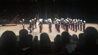 Band of HM Royal Marines and Scots Guards Pipes amp Drums Austin Texas Feb 9 2016 Concert [upl. by Ahsinaj]