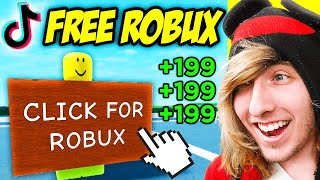 Testing Roblox TikTok ROBUX HACKS [upl. by Odnalref]