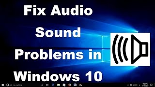 How To Fix Audio Sound Problem in Windows 10 2 Methods [upl. by Salene]