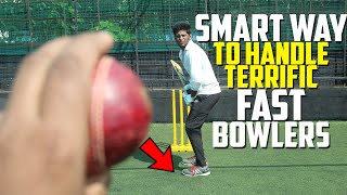 Smart Methods To Handle Fast Bowlers  Cricket Batting Tips  Nothing But Cricket [upl. by Bret974]