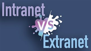 Intranet vs Extranet [upl. by Allegra]