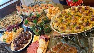 Party Appetizer Buffet Table  Galore Of Flavors [upl. by Rudolf66]