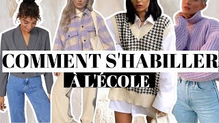 COMMENT SHABILLER À LÉCOLE  10 CONSEILS MODE AUTOMNEHIVER 2020 [upl. by Erna]