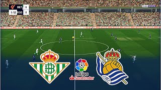 REAL BETIS vs REAL SOCIEDAD  LA LIGA 202425 [upl. by Eahcim]