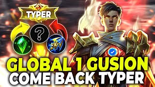 GLOBAL 1 GUSION COME BACK TYPER [upl. by Lebar]