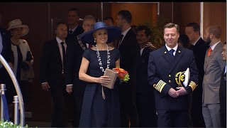 Holland Americas New Cruise Ship  Konningsdam  Dedication Ceremony  May 20 2016 [upl. by Kristal]