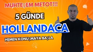 5 GÜNDE B1 HOLLANDACA 1 DERS HOLLANDACA ÖĞRENİYORUM [upl. by Orelle]