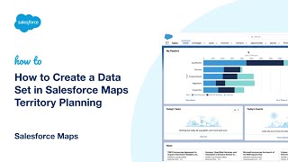 How to Create a Data Set in Salesforce Maps Territory Planning  Salesforce Maps [upl. by Amiaj971]