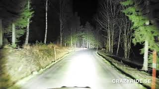 Extraljus LED 185W från Crazyridese [upl. by Aggappe]