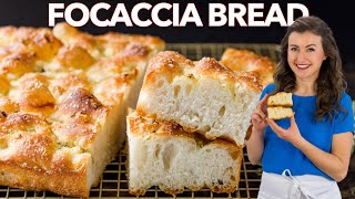 HOW TO MAKE SOFT and CRISPY FOCACCIA BREAD [upl. by Nojel823]