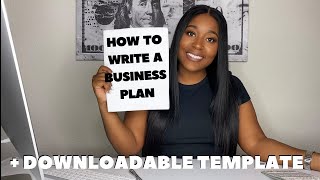 HOW TO WRITE A BUSINESS PLAN STEP BY STEP  TEMPLATE  9 Key Elements [upl. by Gilboa126]