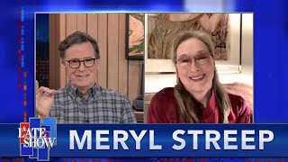 Meryl Streep Takes quotThe Colbert Questionertquot [upl. by Odraner]