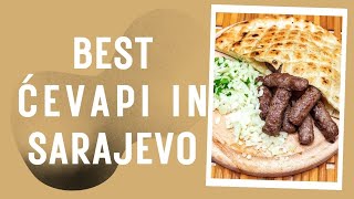 Best Ćevapi In Sarajevo  Čevabdžinica Nune 1966 [upl. by Abott]