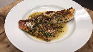 How To Cook Pan Seared Vermilion Snapper [upl. by Haldane]