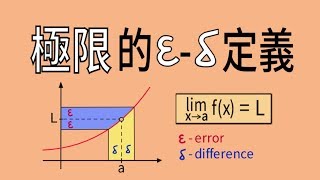 極限的嚴格定義 εδ definition [upl. by Brenna609]